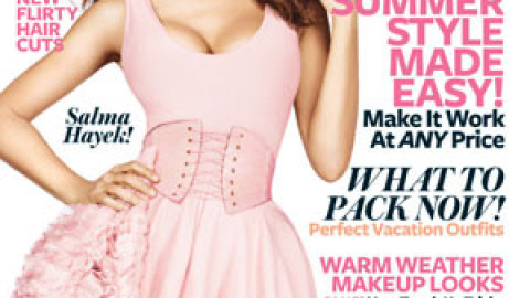 Огнената Салма изгря на корицата на InStyle