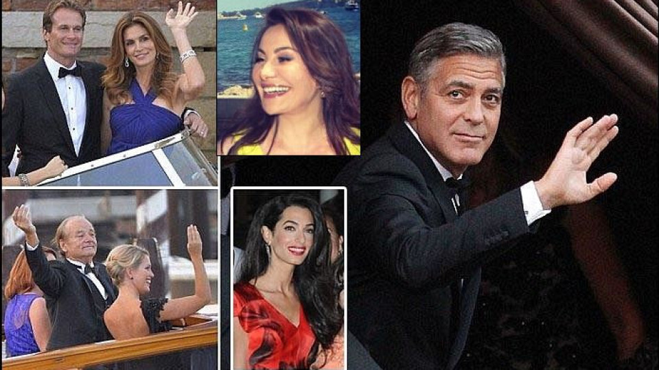 Без Дарина Павлова на сватбата на Джордж Клуни (Нови снимки)