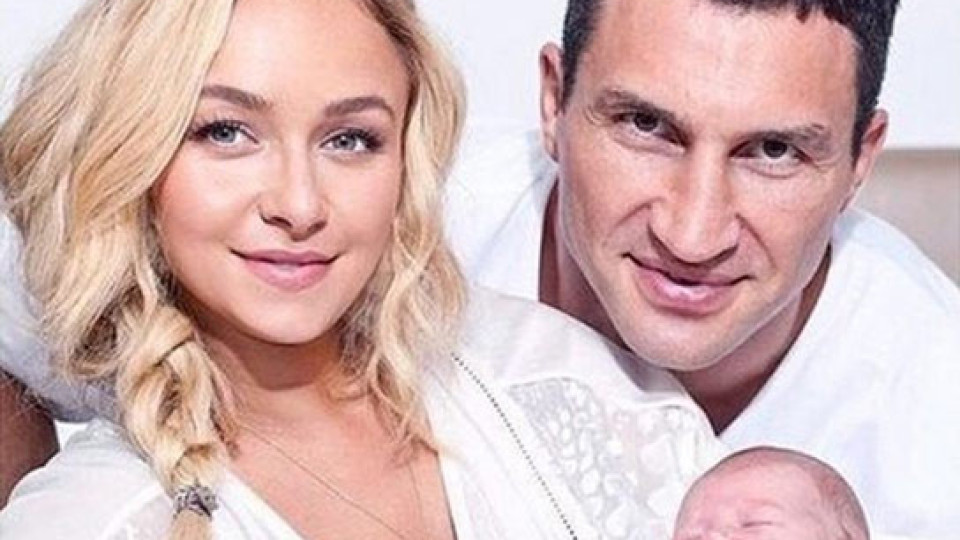 Владимир Кличко показа новородената си Кая!