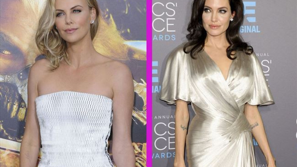 Война в Холивуд: Анджелина Джоли и Чарлийз Терон се хванаха за косите