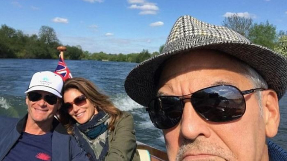 Джордж Клуни празнува ЧРД без Амал! (Рухна ли бременната красавица?)