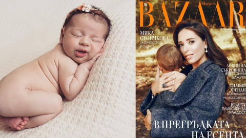 Миа Стоичкова стана на годинка, с мама Мика изгряха на корица!