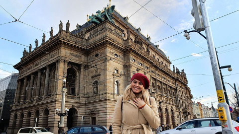 Ева Веселинова възхитена от Прага