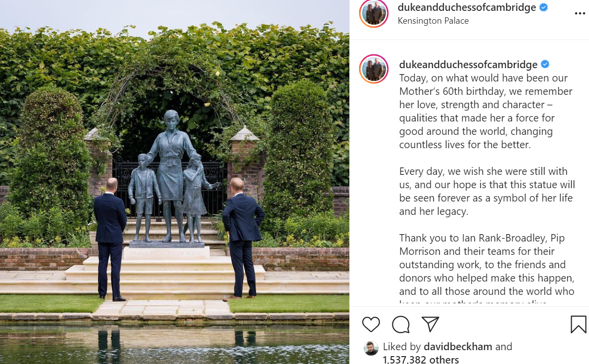 Сдобриха ли се Уилям и Хари? сн. Инстаграм/ dukeandduchessofcambridge