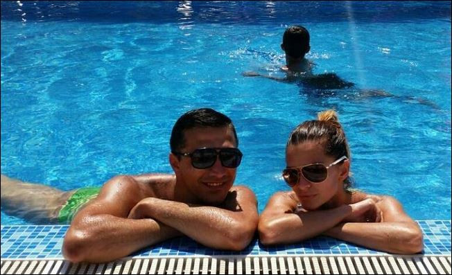 Певицата се наслаждава на хубавото време