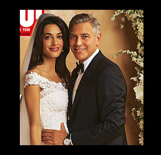 Изтекоха първите снимки от сватбата на Клуни