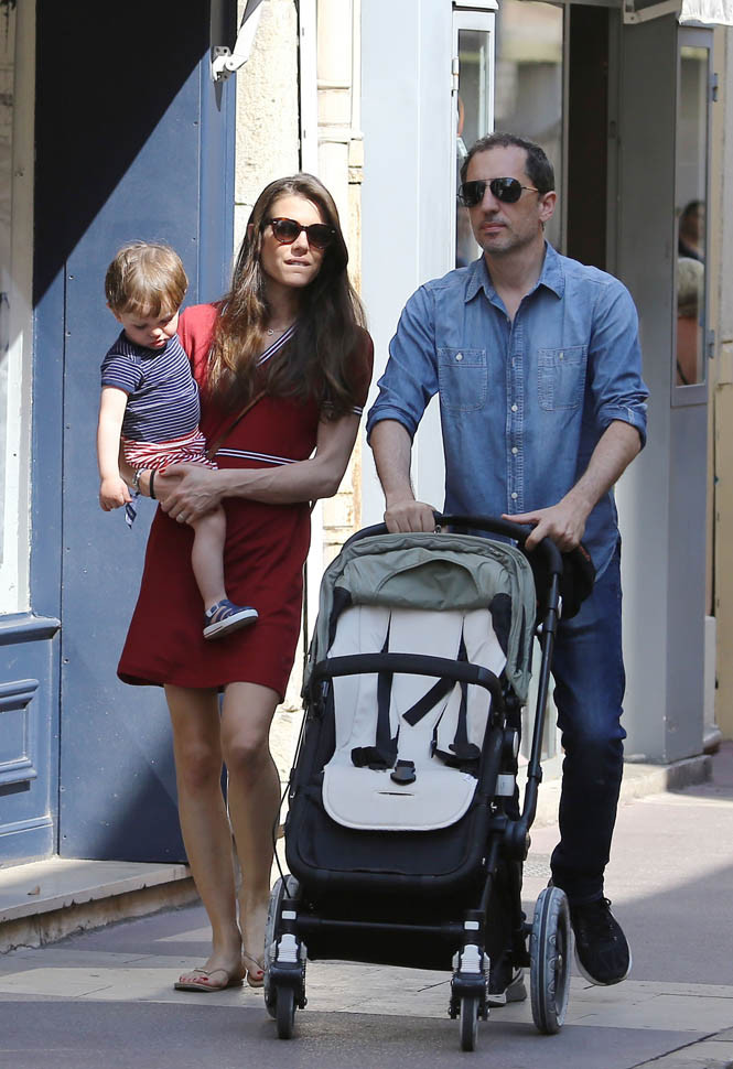 Princess Charlotte, Gad and baby baby Raphael in Saint-Tropez NO CREDIT