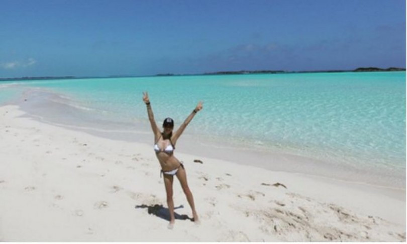 Анна Курникова показа уникално тяло на Бахамите