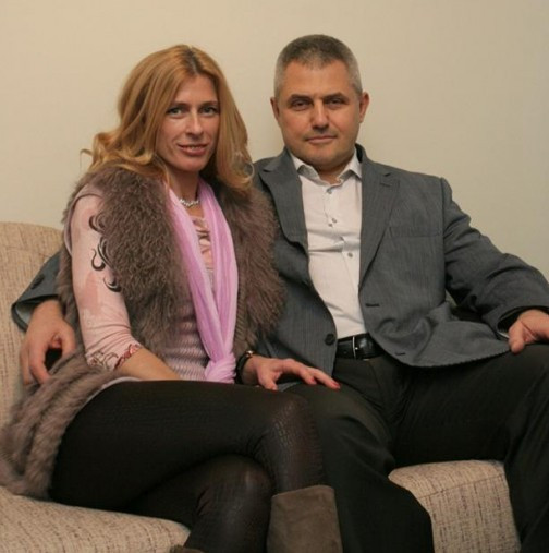 Бианка Панова със съпруга си