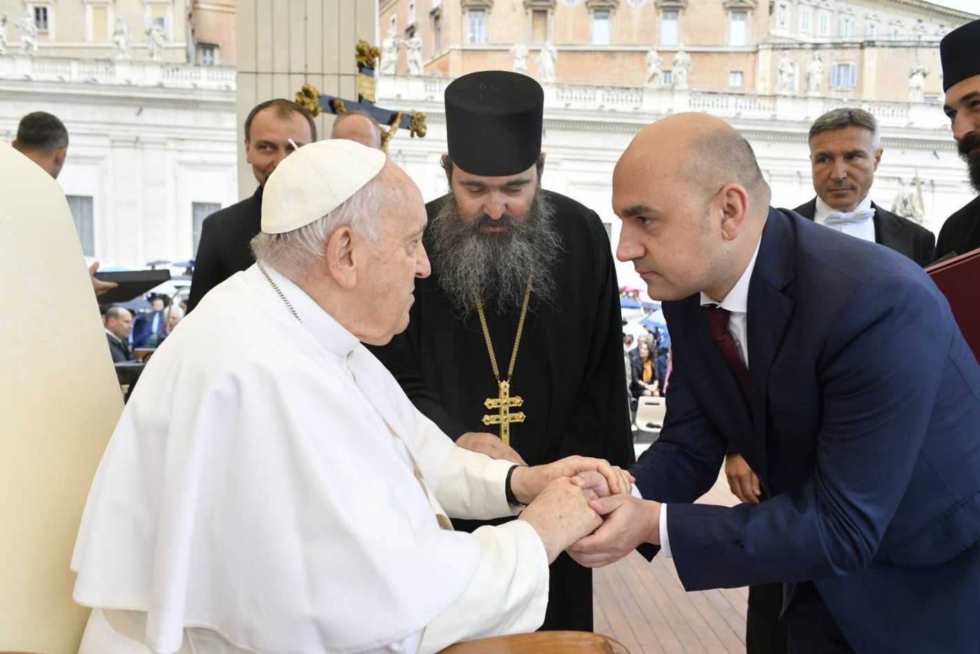 Бившият служебен министър Васил Грудев присъства на аудиенция при Светия отец – папа Франциск