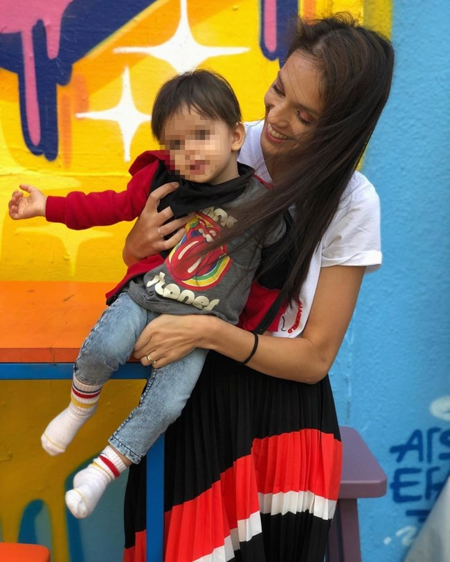 Луиза Григорова отбеляза 3-ия рожден ден на сина си