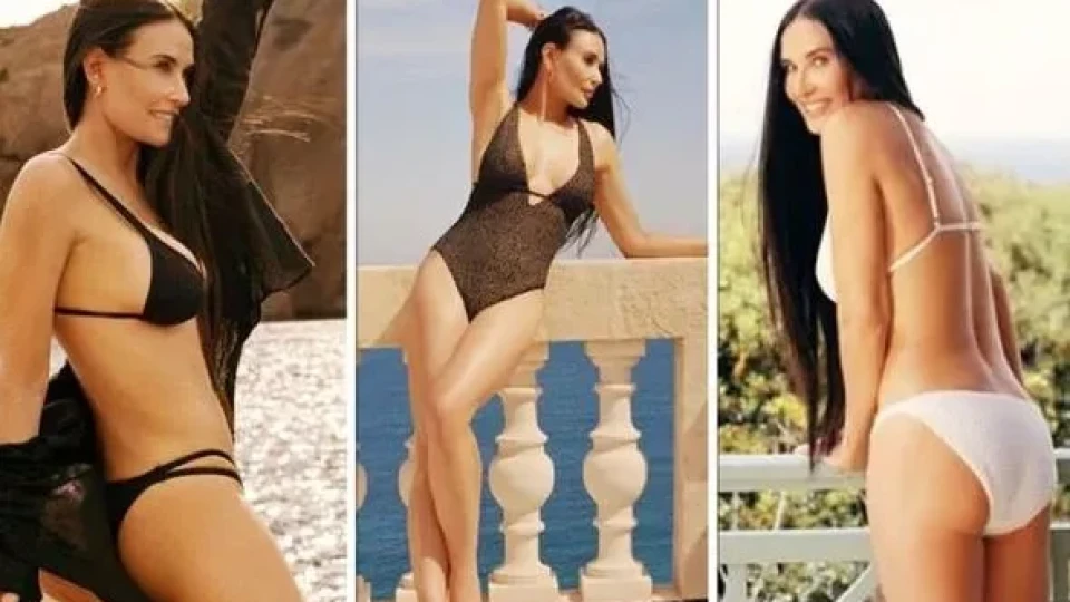 Спасителят си "глътна свирката" при вида на Деми Мур на плажа