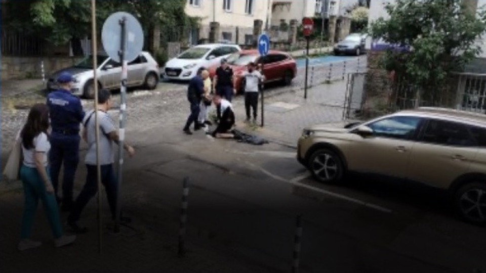 Подгонен крадец опита да отвлече кола с дете в центъра на София, бащата го обезвреди
